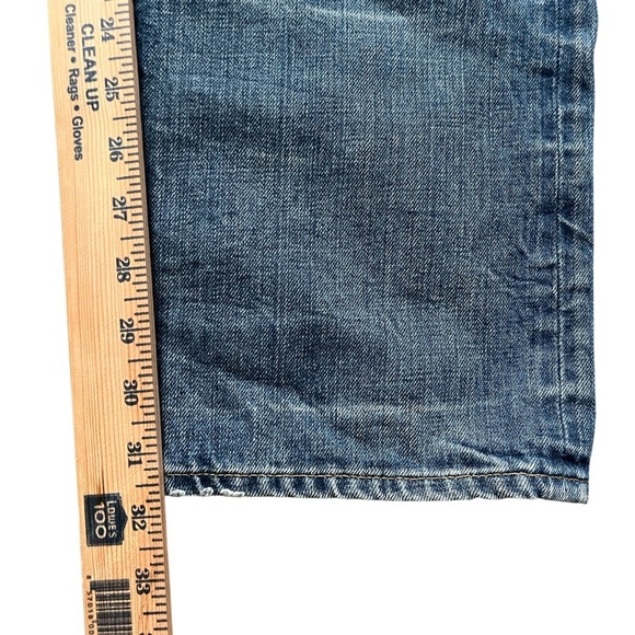 Denim & Supply Ralph Lauren Straight Jeans 38x32 Distressed Whiskered Denim - Picture 9 of 13